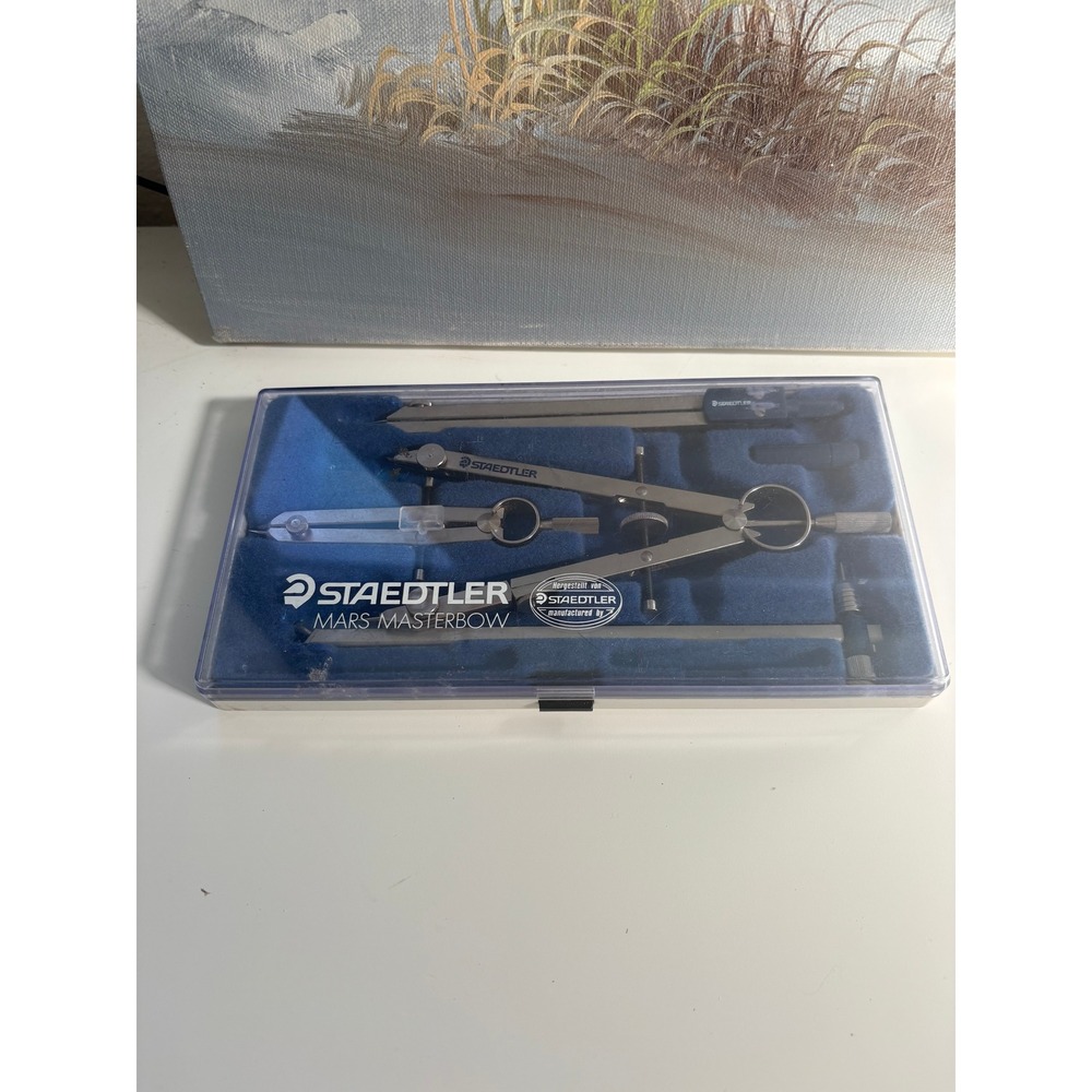 VTG Staedtler Mars Masterbow Drafting Compass Set German Engineering Tool Kit